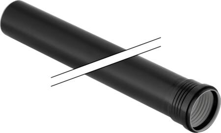 Geberit Silent PP rør Ø110 x 1500 mm, 1 muffe