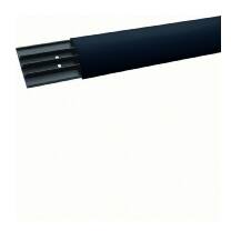 GULVKANAL 18X73 MM SORT RAL 7021 2 METER 