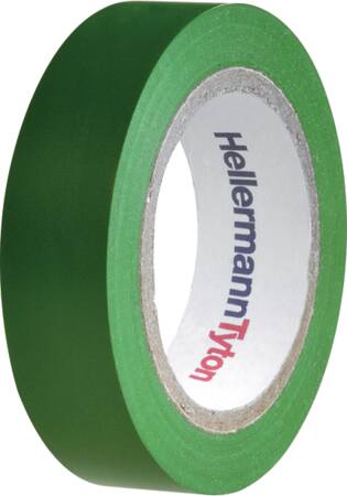 TAPE PVC GRØN 15MMX10M 