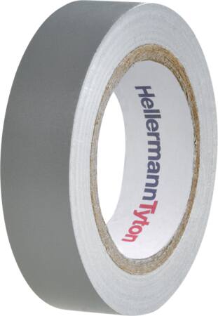 TAPE PVC GRÅ 15MMX10M 