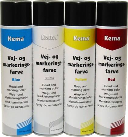 MARKERINGS OG VEJ SPRAY RØD 