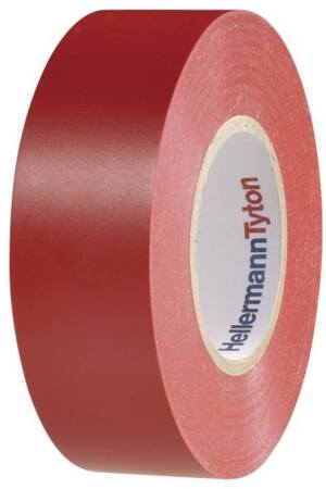 TAPE PVC RØD 19MMX20M 