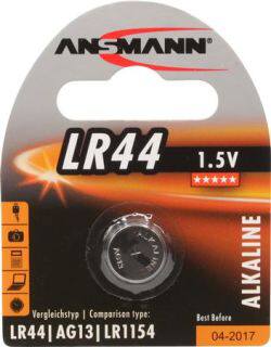 BATTERI ALKALINE LR-44 1,5V 