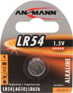 BATTERI ALKALINE LR-54 1,5V 