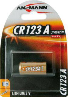 BATTERI CR123A LITHIUM 1 STK 