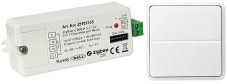 ZIGBEE 1-10V MODUL + BATTERILØST TRYK 