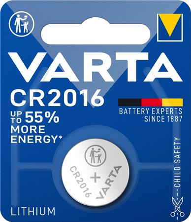 BATTERI CR2016 3,0V 85MAH 