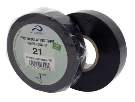 TAPE 21 PVC 15MMX10M SORT 