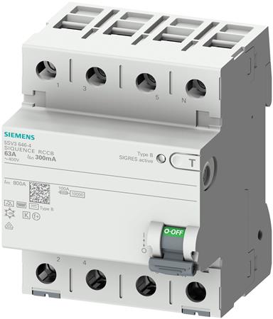 RCCB HPFI TYPE B (AC/DC) 40/4 30MA 4MW 