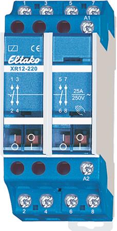 RELÆ 2SL+2BR 25A 230V AC 