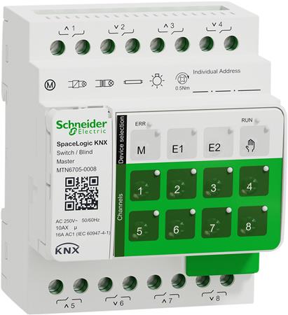 SPACELOGIC KNX 8X RELÆ/PERSIENNE MASTER 