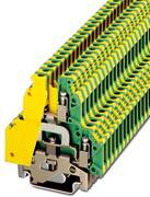 Phoenix Contact UKK aardrijgklem, schroefaansluiting, DIN-rail 35 mm, raster 6.2mm, lengte 56mm, groen/geel