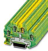 Phoenix Contact STTB aardrijgklem, DIN-rail 35 mm, raster 4.2mm, lengte 67.5mm, groen/geel