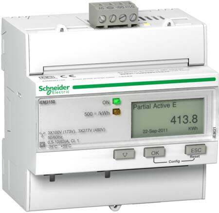 KWH-MÅLER 3P+N 400V 63A MODBUS 