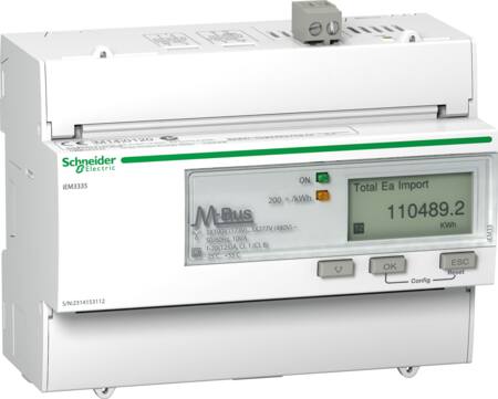 3-FASET KWH MÅLEINSTRUMENT 125A MBUS MID 