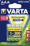 BATTERI RECH.ACCU POWER AAA 1000MAH 4ST/