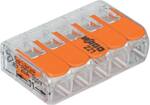 WAGO SAMLEMUFFE 5 X 4 MM2 TRANSPARENT